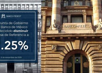 Banxico reduce su tasa de interés de referencia a 7.25%