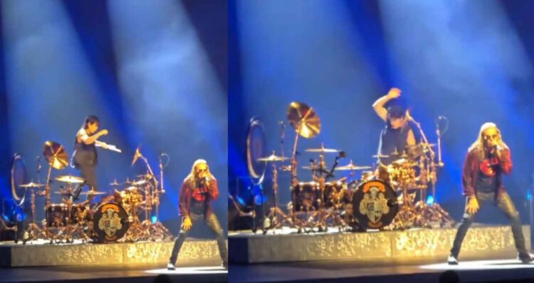 Baterista de Maná sufre caída