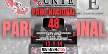 CNTE anuncia paro nacional de 48 horas para exigir la abrogación de la Ley del ISSSTE de 2017