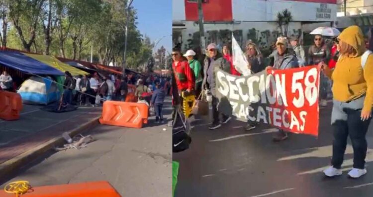 CNTE realizará plantón de 48 horas frente a la Cámara de Diputados