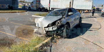 Camioneta causa fuerte choque múltiple en Reynosa, Tamaulipas