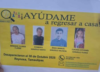 Causa de muerte de la familia desaparecida en Reynosa