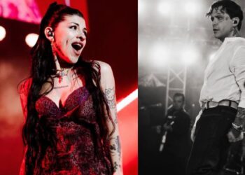 Cazzu detiene su show para pedir respeto para Christian Nodal