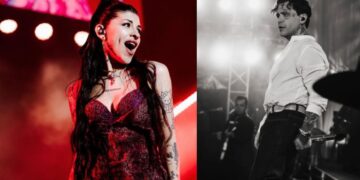 Cazzu detiene su show para pedir respeto para Christian Nodal