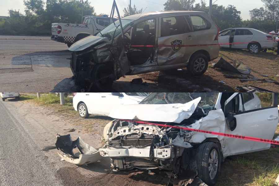 Choque deja lesionados en Madero (1)