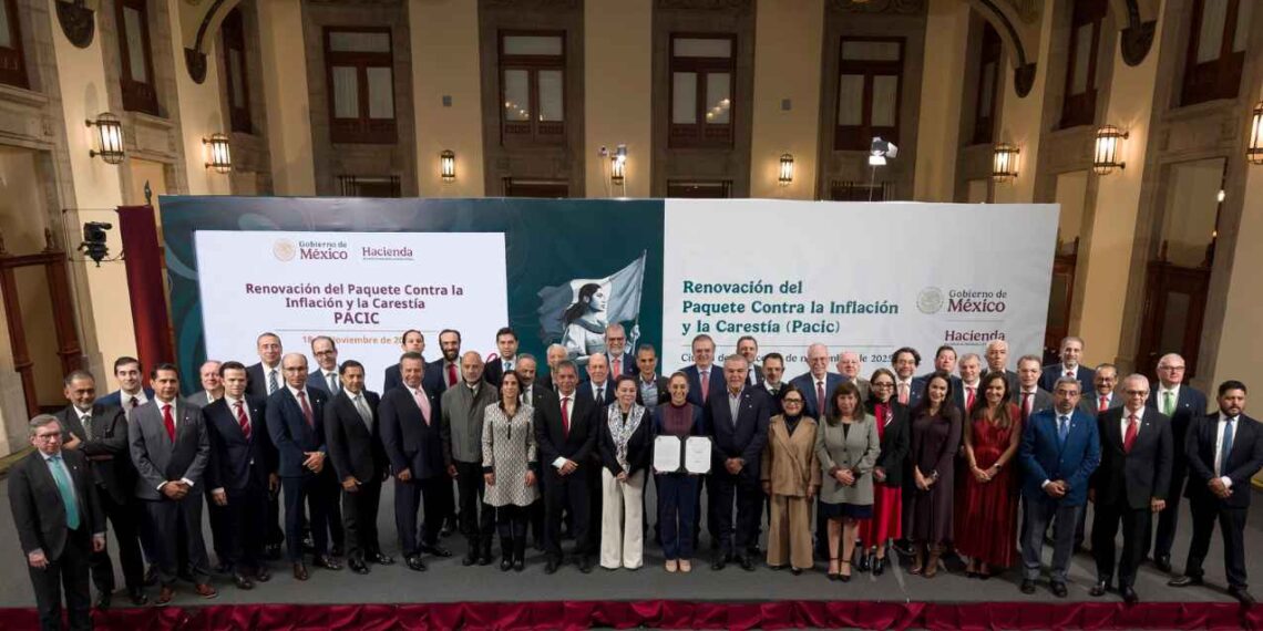 Claudia Sheinbaum confirma renovación del Pacic y fija precio de la canasta básica en 910 pesos