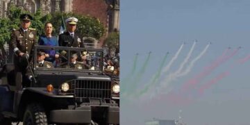 Claudia Sheinbaum lidera el desfile cívico-militar de la Revolución Mexicana