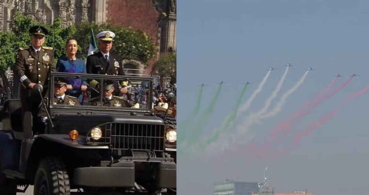 Claudia Sheinbaum lidera el desfile cívico-militar de la Revolución Mexicana