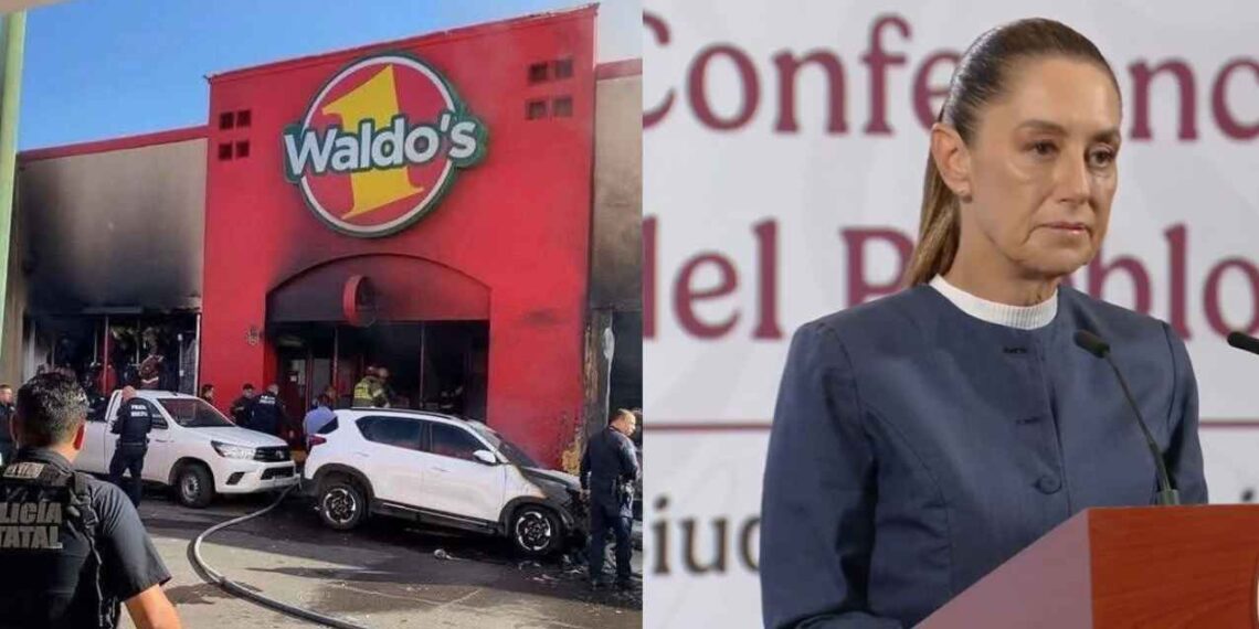 Claudia Sheinbaum se pronuncia ante el incendio en tienda Waldo’s de Hermosillo que dejó aproximadamente 23 muertos