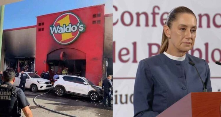 Claudia Sheinbaum se pronuncia ante el incendio en tienda Waldo’s de Hermosillo que dejó aproximadamente 23 muertos