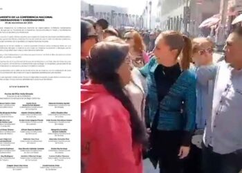 Conago condena el acoso que vivió la Presidenta, Claudia Sheinbaum Pardo