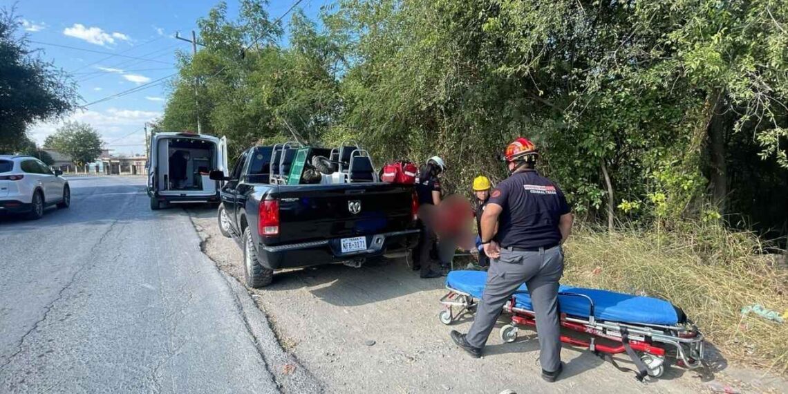 motociclista lesiones General Terán