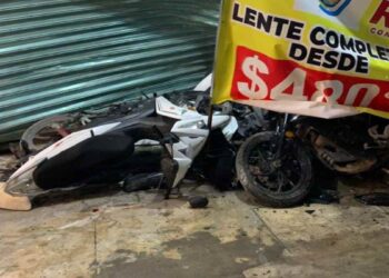 Conductor huye tras chocar en El Mante