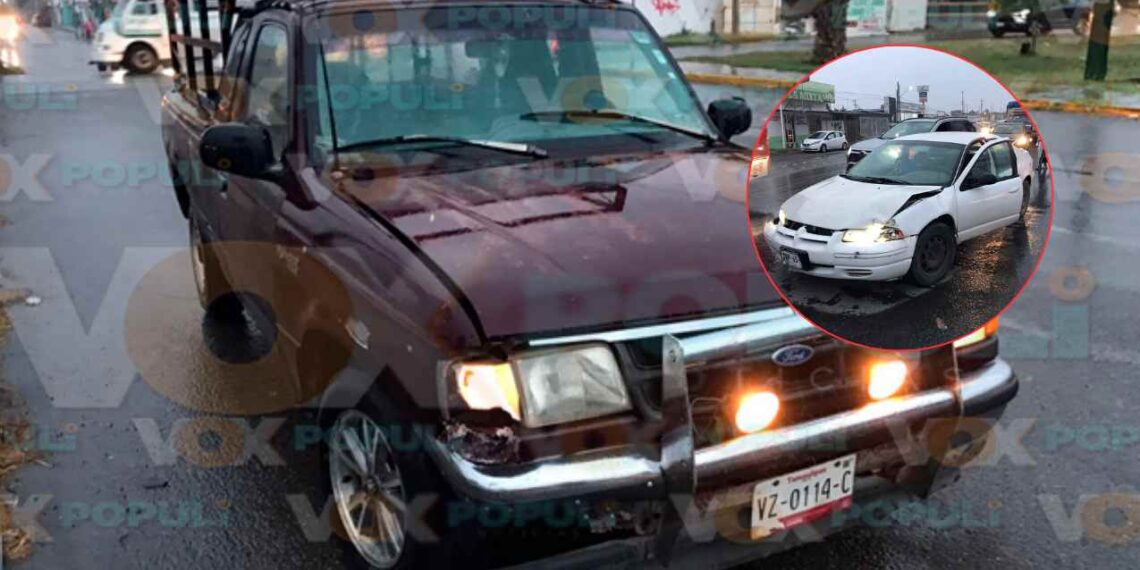 Conductor ignora alto y choca en Victoria