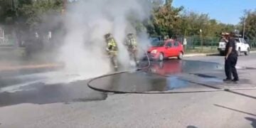 Controlan incendio en Escobedo