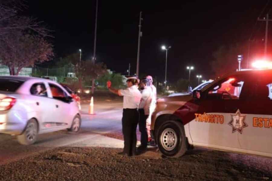 Cruz Ámbar en Tamaulipas advierte sobre los peligros de conducir bajo el alcohol y con celular