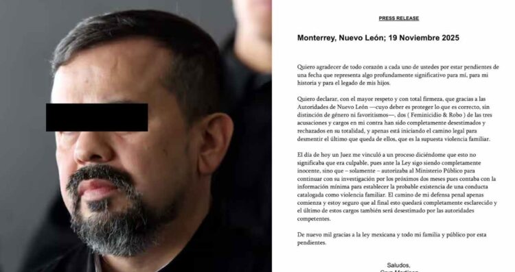 Cruz Martínez lanza comunicado