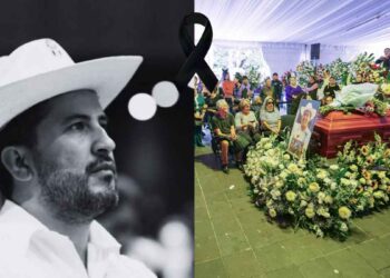 Dan último adiós a Carlos Manzo en Uruapan, Michoacán