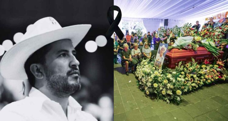 Dan último adiós a Carlos Manzo en Uruapan, Michoacán