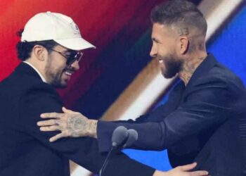 Sergio Ramos Latin Grammy Bad Bunny