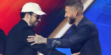 Sergio Ramos Latin Grammy Bad Bunny