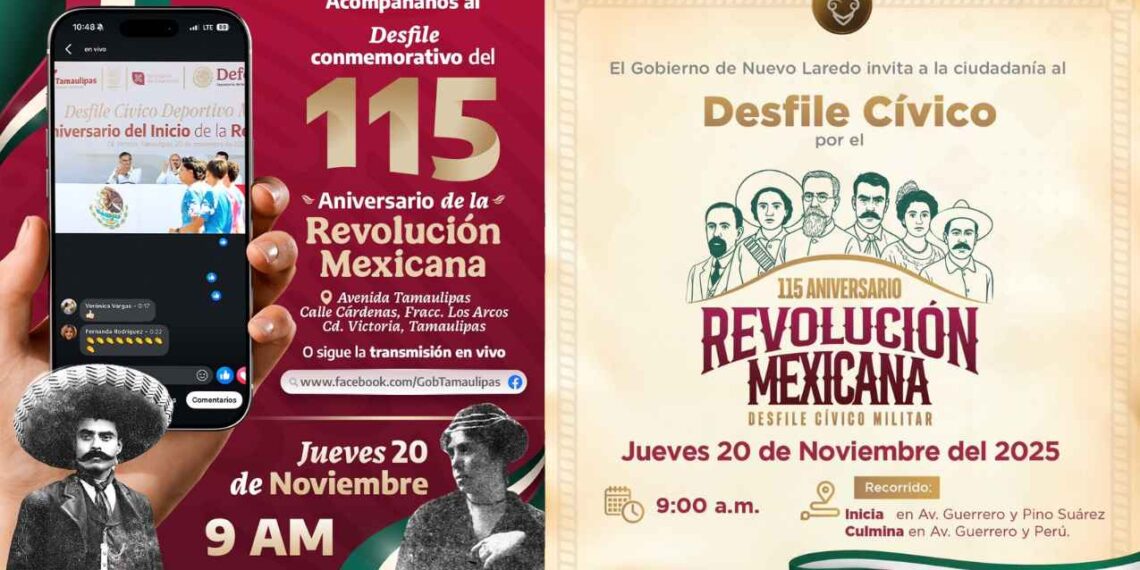 Desfile del 115° aniversario de la Revolución Mexicana en Tamaulipas: ¿A qué hora comienza y dónde verlo?