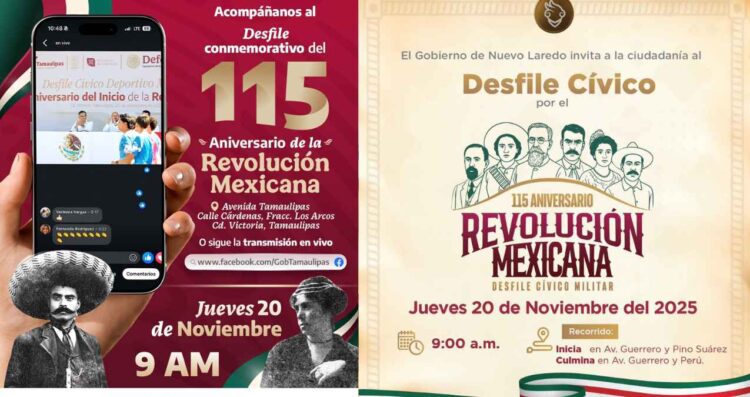 Desfile del 115° aniversario de la Revolución Mexicana en Tamaulipas: ¿A qué hora comienza y dónde verlo?