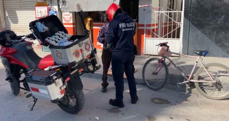 ciclista diversas lesiones El Mante
