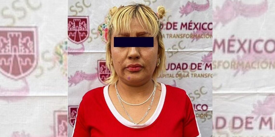 Detienen a Olivia Aidé ‘N’, ligada a grupo criminal dedicado a la extorsión en CDMX