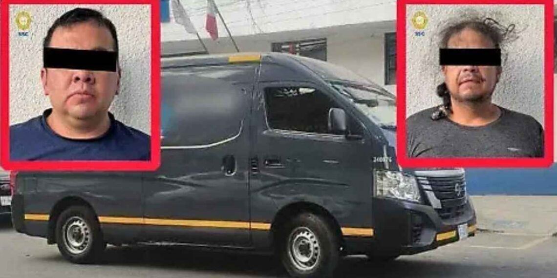 Detienen a dos hombres por robo de paquetes en Benito Juárez, CDMX