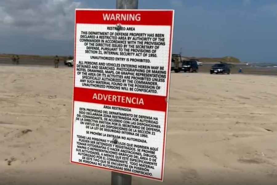 Diputado Ojeda Castillo pide reforzar vigilancia tras aparición de letreros en Playa Bagdad de Matamoros, Tamaulipas