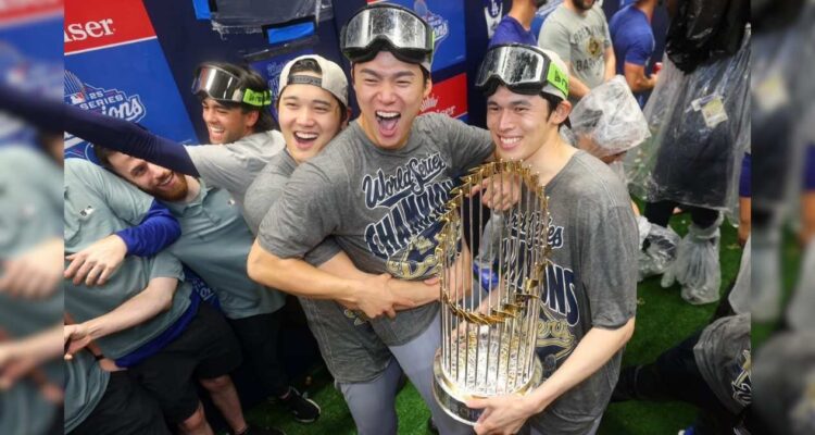 Dodgers Japón celebración