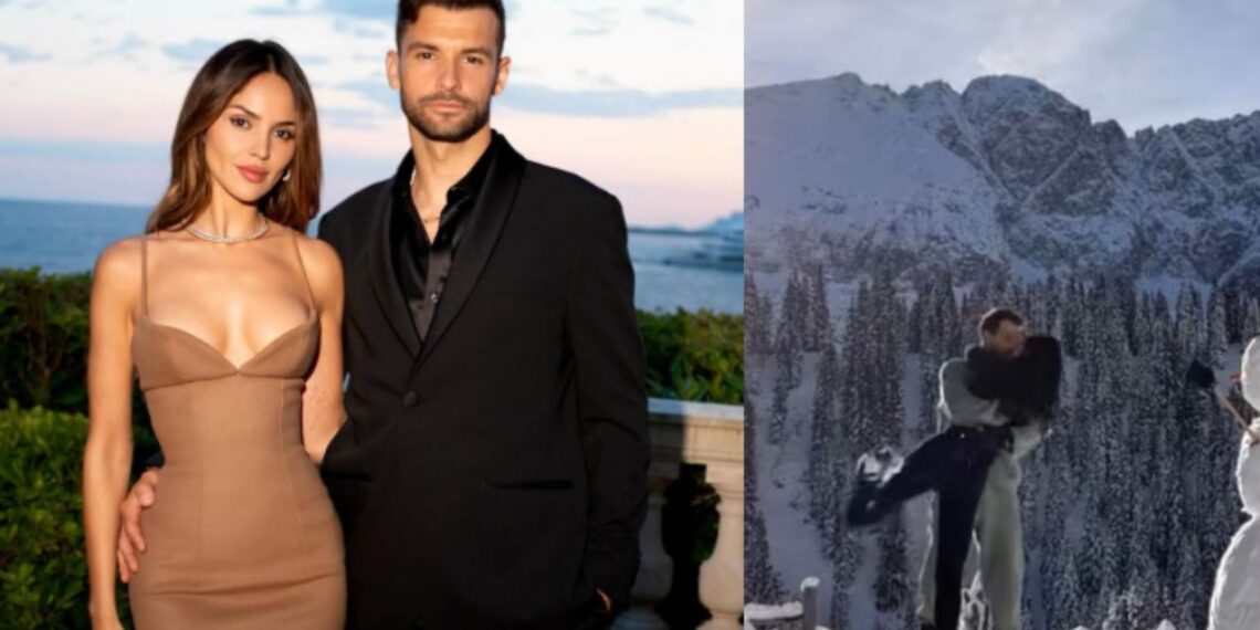 Eiza González y Grigor Dimitrov disfrutan unas vacaciones invernales