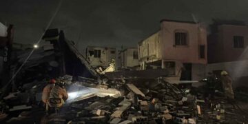 Explosión en vivienda con pirotecnia en Pesquería