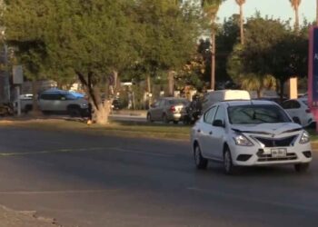 Fatal accidente deja a una mujer sin vida en la avenida Eloy Cavazos en Juárez, NL