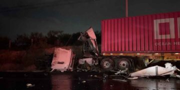 Fatal accidente en carretera de Marín, Nuevo León deja un trailero sin vida