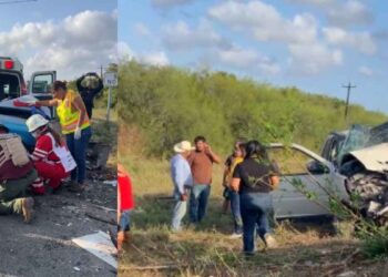fatal choque frontal Matamoros