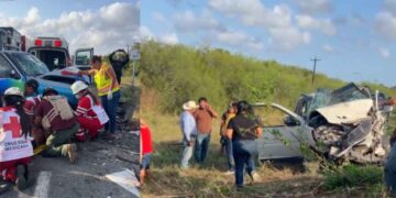 fatal choque frontal Matamoros