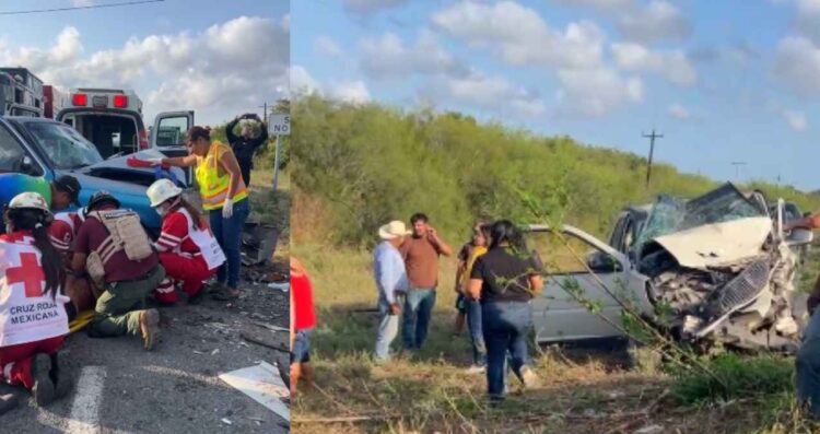 fatal choque frontal Matamoros