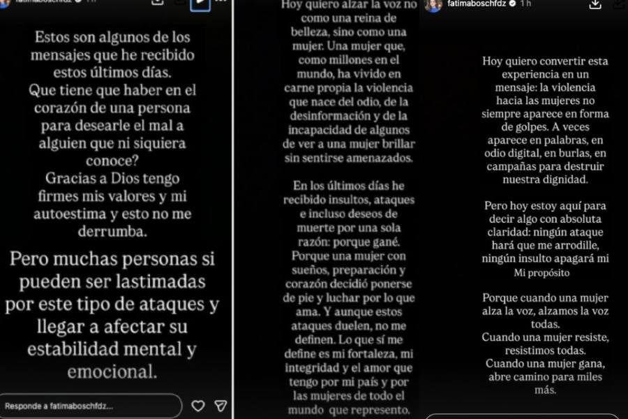 Fátima Bosch responde a ataques tras su triunfo en Miss Universo 2025 2