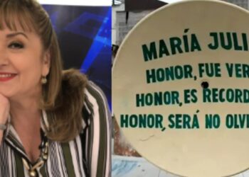 Florería del Centro sorprende a María Julia con emotivo mensaje en una parabólica
