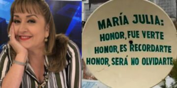Florería del Centro sorprende a María Julia con emotivo mensaje en una parabólica