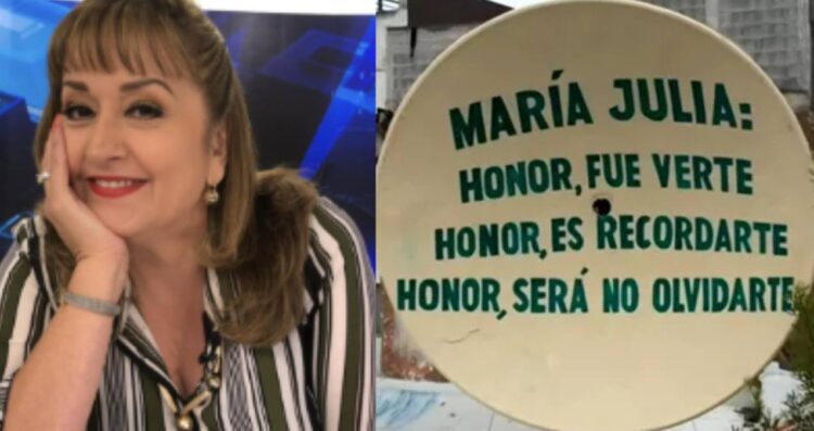 Florería del Centro sorprende a María Julia con emotivo mensaje en una parabólica