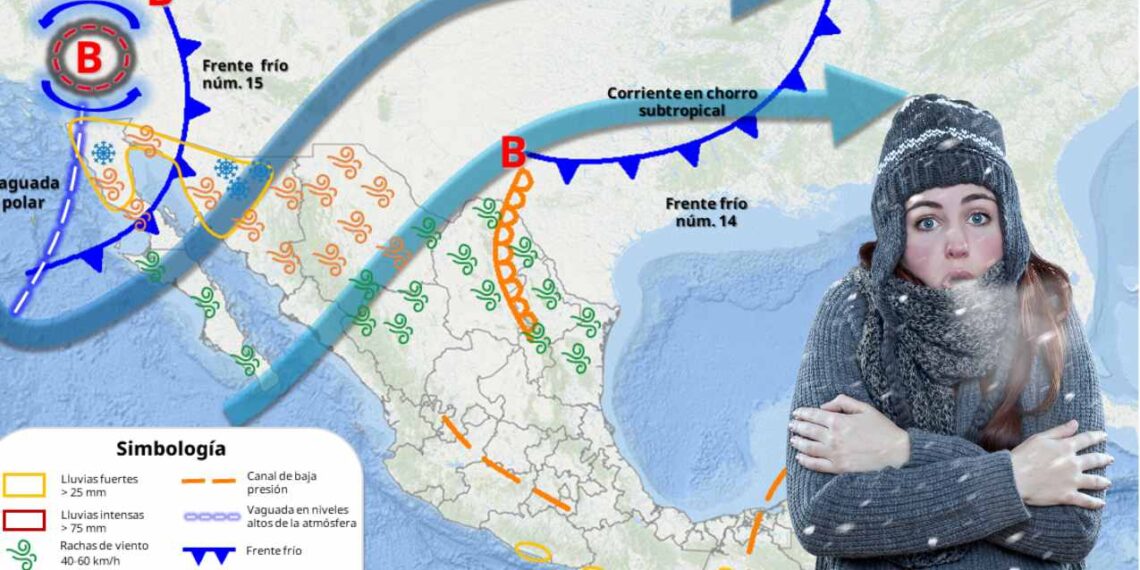 Frente frío 15 en México
