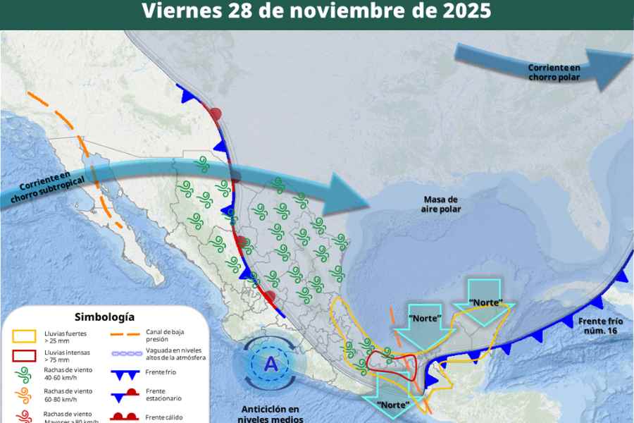 Frío y lluvias mañana en México (1)