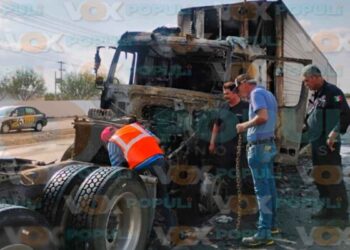 tráiler llamas Reynosa
