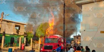 incendio Madero daños camioneta construcción