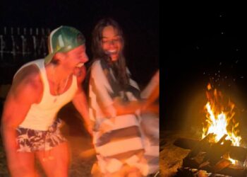 Galilea Montijo disfrutó de una escapada romántica en la playa con su novio Isaac Moreno