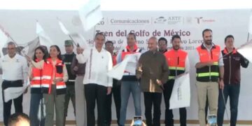 Gobierno Federal da inicio a la construcción del tramo Arroyo El Sauz–Nuevo Laredo del Tren del Golfo