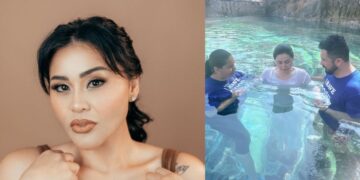 Gomita comparte emotivo bautizo y agradece el apoyo de su madre
